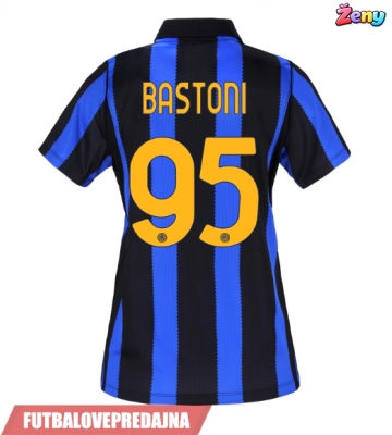 Lacne Ženy Futbalové dres Inter Milan Alessandro Bastoni #95 2026-27 Krátky Rukáv - Domáci